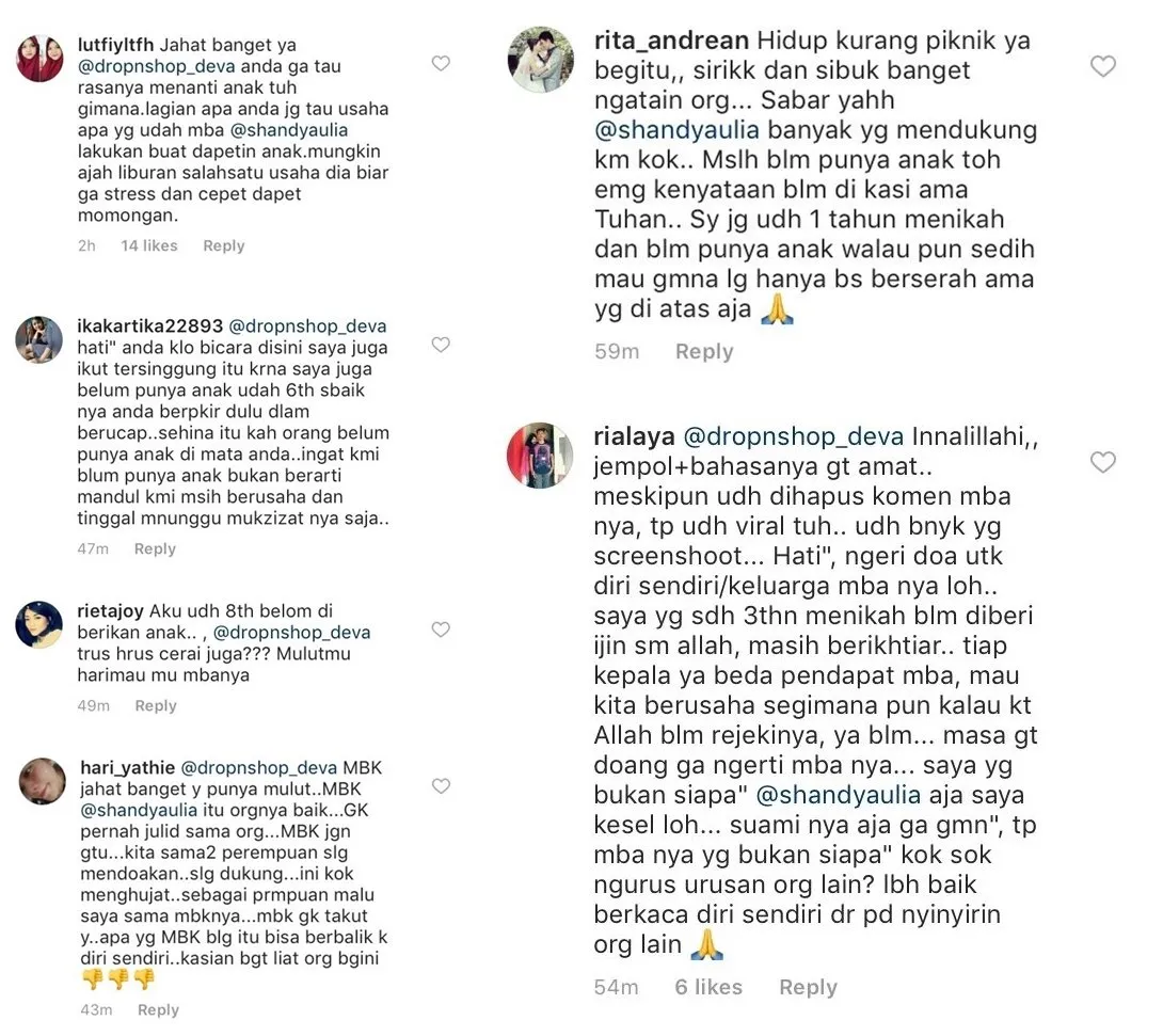 Shandy Aulia Dibilang Mandul, Warganet yang Belum Dikaruniai Anak Jadi Geram dengan Oknum Satu ini 5