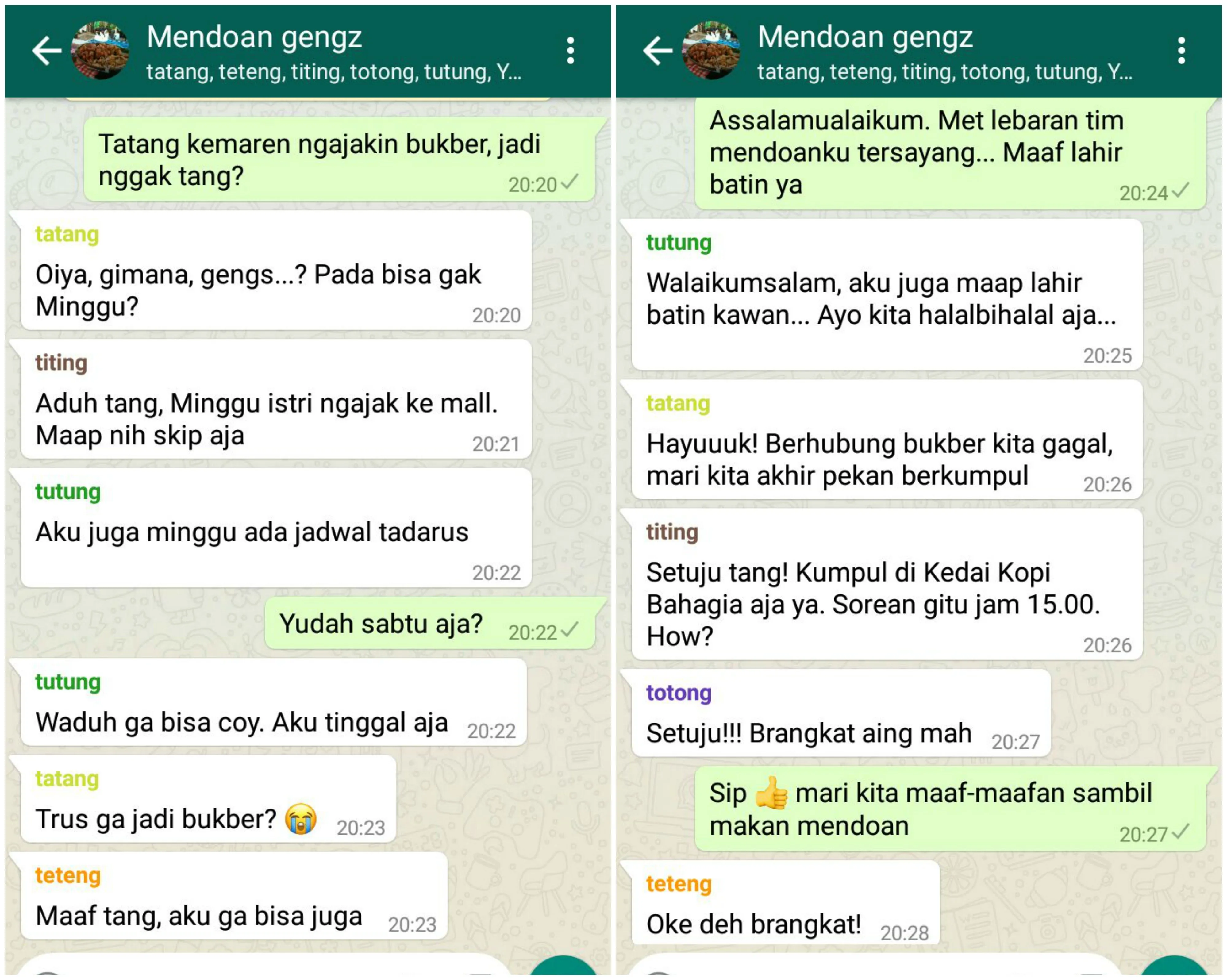8 Tipe Grup WhatsApp Ketika Ada Ajakan Buka Bersama. Dari yang Kompak Sampai Cuma Bikin Wacana Saja~ 11