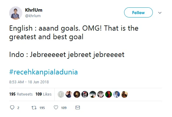 20 Tagar #RecehkanPialaDunia ini Mungkin Bisa Sedikit Obati Kecewa Karena Jagoanmu Kalah. Kocaklah~ 23