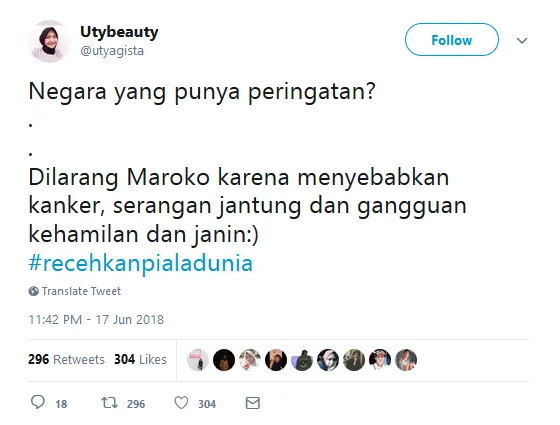 20 Tagar #RecehkanPialaDunia ini Mungkin Bisa Sedikit Obati Kecewa Karena Jagoanmu Kalah. Kocaklah~ 29