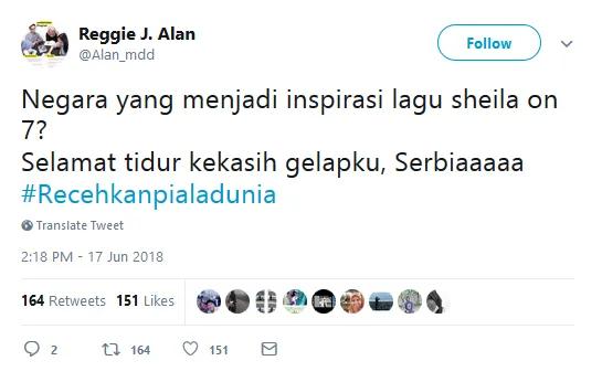 20 Tagar #RecehkanPialaDunia ini Mungkin Bisa Sedikit Obati Kecewa Karena Jagoanmu Kalah. Kocaklah~ 25