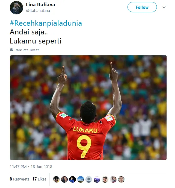 20 Tagar #RecehkanPialaDunia ini Mungkin Bisa Sedikit Obati Kecewa Karena Jagoanmu Kalah. Kocaklah~ 27