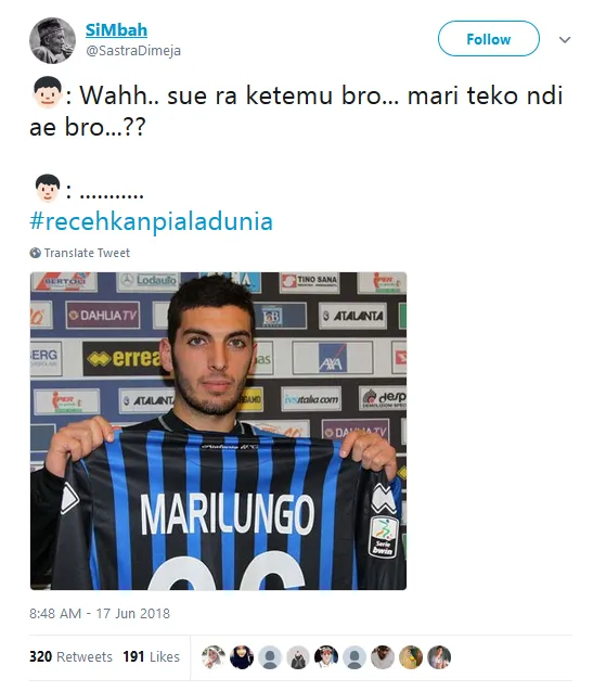 20 Tagar #RecehkanPialaDunia ini Mungkin Bisa Sedikit Obati Kecewa Karena Jagoanmu Kalah. Kocaklah~ 37