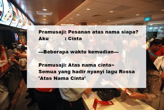 11 Rekomendasi Nama Gokil yang Bisa Dipakai Saat Pesan Makanan. Asal Jangan Sampai Lupa Ambilnya sih 12