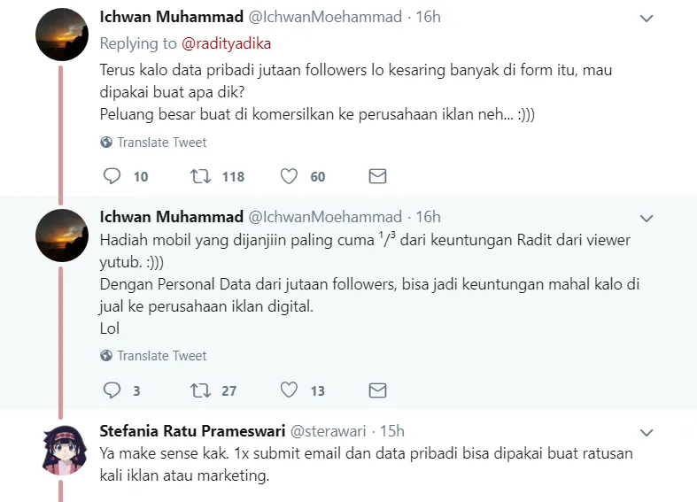 Banyak Fans Kritik Giveaway Mobil yang Diadakan Raditya Dika. Nggak Ada Salahnya buat Berhati-Hati 7