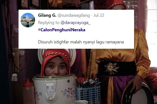 15 Pelampiasan Kekesalan Warganet dalam Tagar #CalonPenghuniNeraka. Untung Bukan Penimbang Amal~ 30