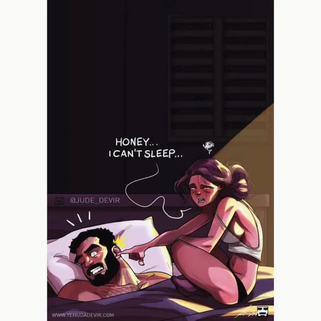 24+ Ilustrasi Kocak Kehidupan Menikah dari Sudut Pandang Suami. Banyak Lucunya! 48