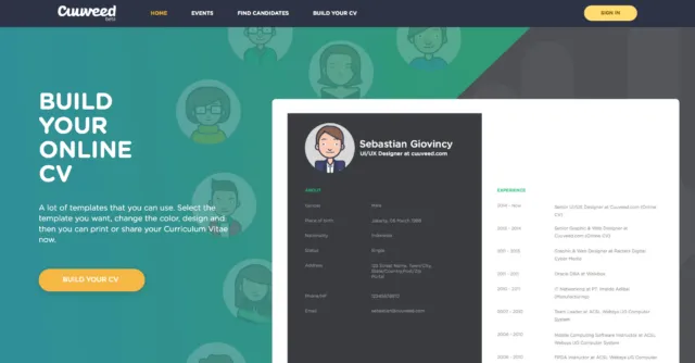 6 Situs Penyedia Desain CV Gratis yang Bikin Lamaran Kerjamu Kian Prestise 11