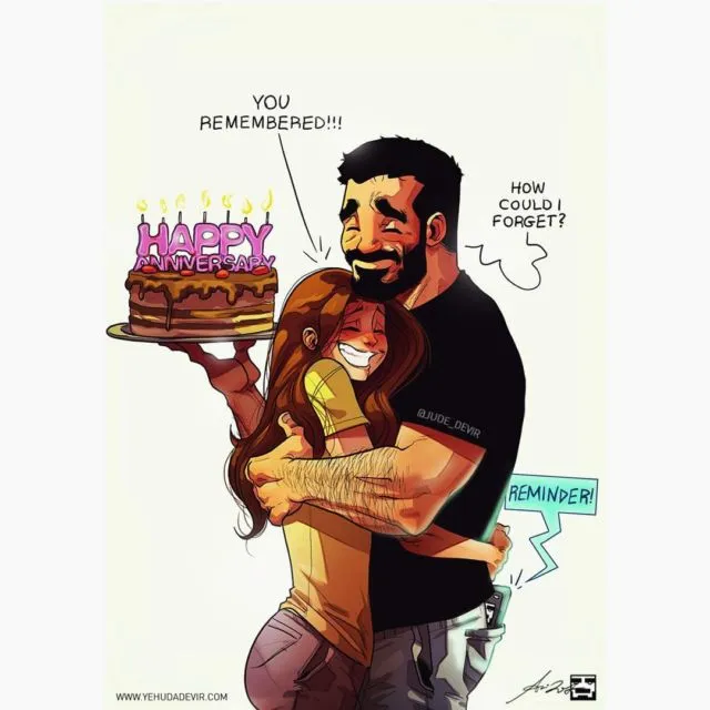 24+ Ilustrasi Kocak Kehidupan Menikah dari Sudut Pandang Suami. Banyak Lucunya! 47