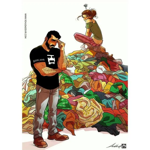 24+ Ilustrasi Kocak Kehidupan Menikah dari Sudut Pandang Suami. Banyak Lucunya! 33