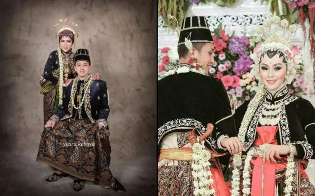 13+ Kumpulan Pengantin Jawa Memakai Kebaya Beledu. Tampak Mriyayeni Bak Pasangan Ningrat 25