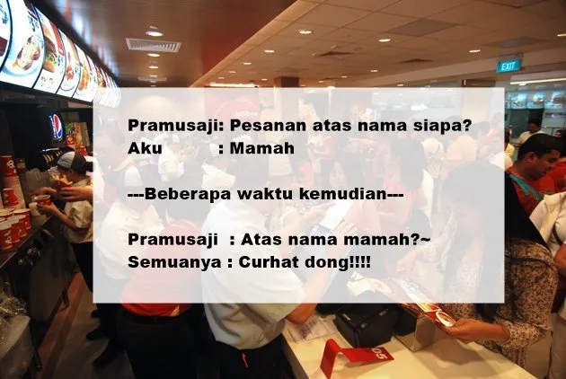 11 Rekomendasi Nama Gokil yang Bisa Dipakai Saat Pesan Makanan. Asal Jangan Sampai Lupa Ambilnya sih 14