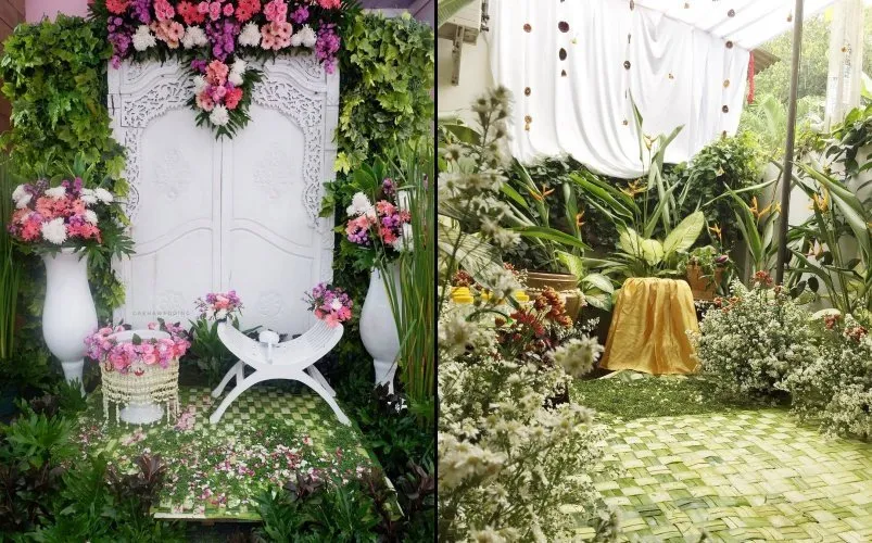 14+ Ide Dekorasi Siraman di Halaman Rumah, Sedap Dipandang Sekaligus Tidak Makan Tempat