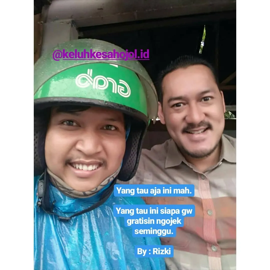Dapet Penumpang Seleb, 13 Abang Ojol ini Nggak Kenal Siapa Mereka. Kocak, Ada yang Salah Orang Juga! 26