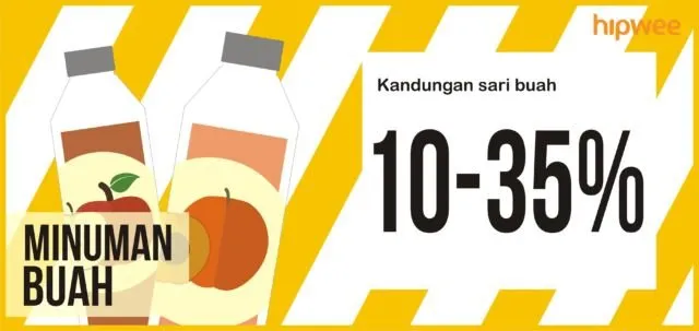 Kenali Klasifikasi BPOM Soal 'Jus' atau Minuman Buah Kemasan. Emang Bukan 100% Buah, Lihat Labelnya! 6