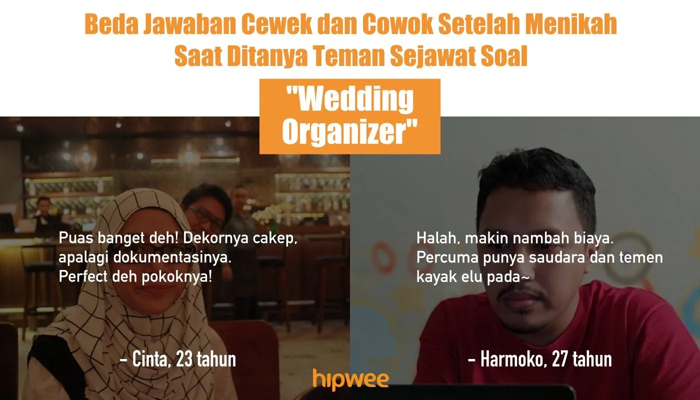 Beda Jawaban Cewek dan Cowok yang Baru Saja Menikah Saat Ditanya Teman Sejawat. Kontradiktif! :D 9