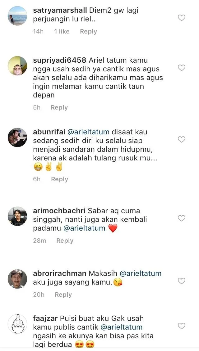 Ariel Tatum Unggah Sebuah Puisi Romantis, Warganet Cowok Langsung pada Geger. Komentarnya Kocak Abis~ 5