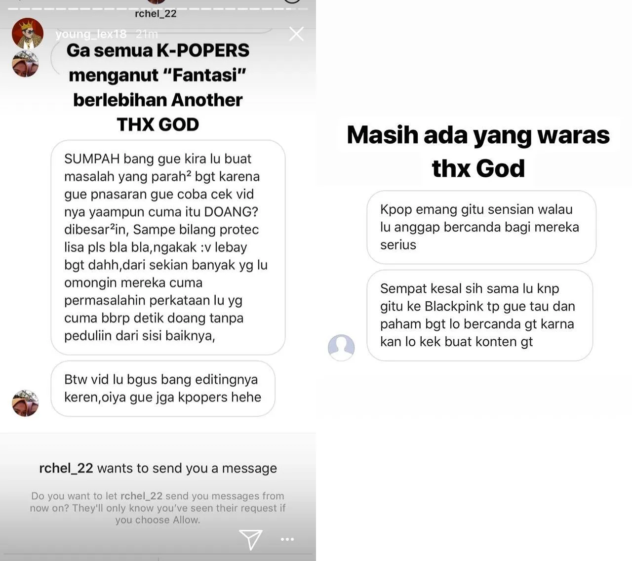 Young Lex Guyon Kalau Foto Lisa BLACKPINK Jadi Bahan Masturbasi, Warganet Geram Cewek Direndahkan 6