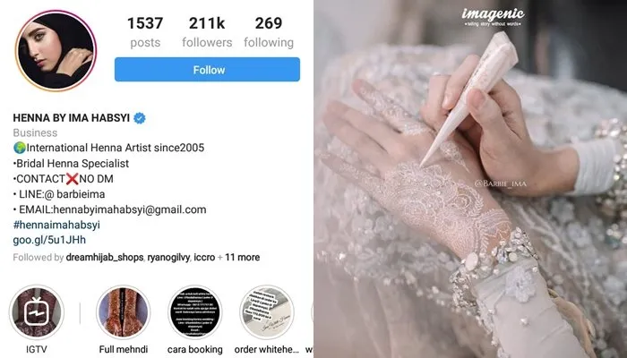 Cek 6 Henna Artist Rekomendasi Hipwee yang Tenar di Instagram Ini. Tak Hanya Wajah, Tanganmu Juga Bisa Jadi Cantik 7