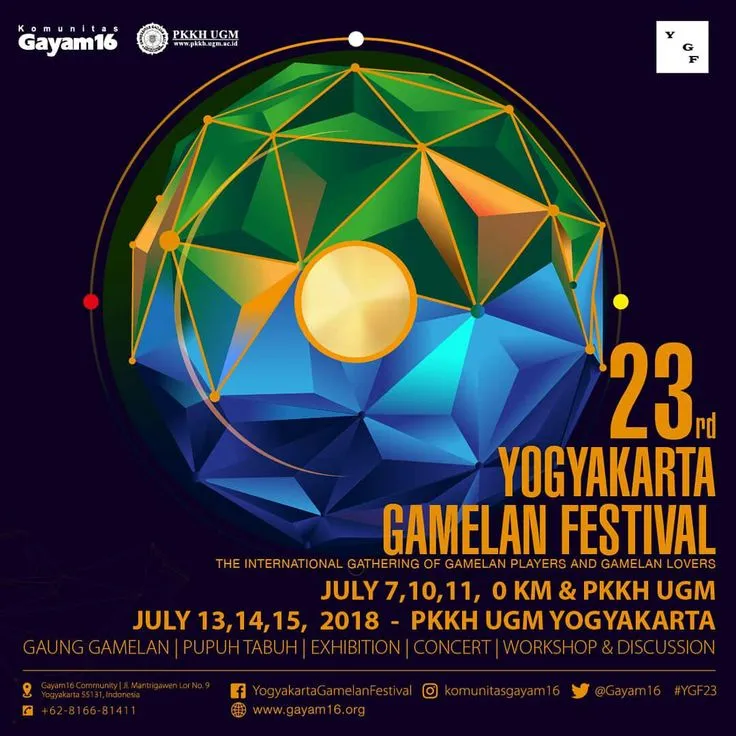 23rd Yogyakarta Gamelan Festival 2018; Event Seru Buat Pecinta Seni Tradisional 1