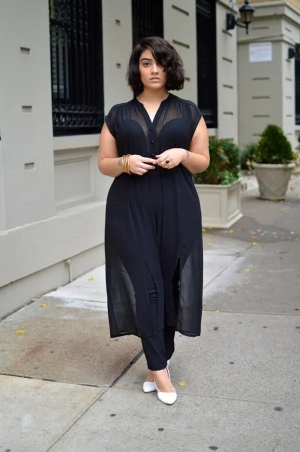 Panduan Pakai Baju Oversized Buatmu yang Bertubuh Tambun. Nggak Makin Besar Malah Jadi Anggun! 20