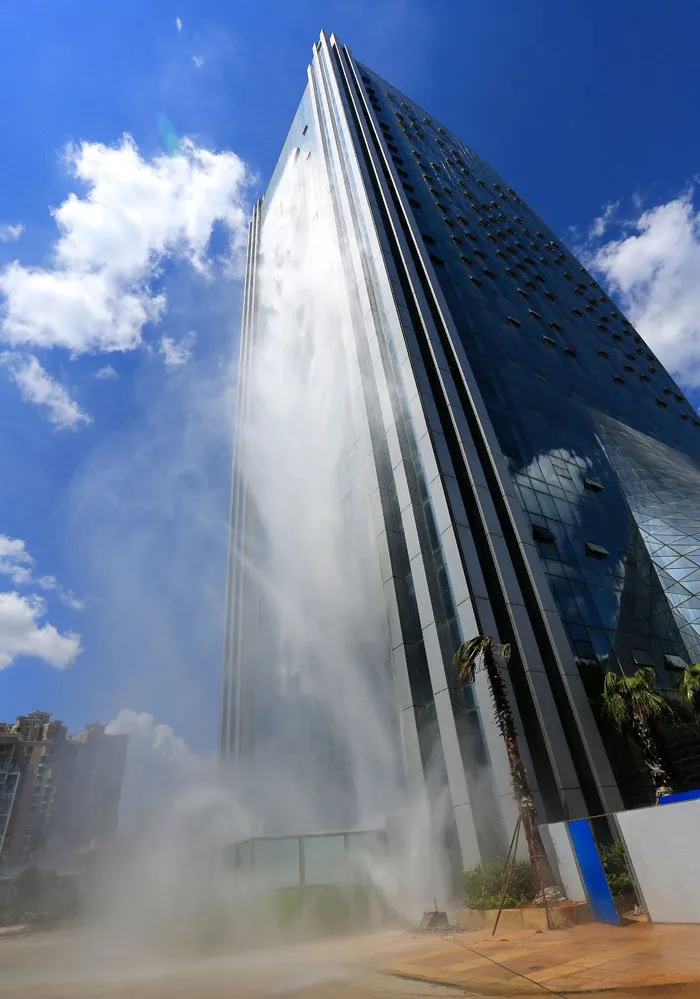 Air Terjun Setinggi 106 Meter Dibangun di Gedung Pencakar Langit di China. Memang Gila Sih Idenya! 13