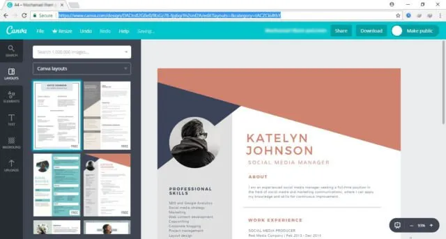 6 Situs Penyedia Desain CV Gratis yang Bikin Lamaran Kerjamu Kian Prestise 7