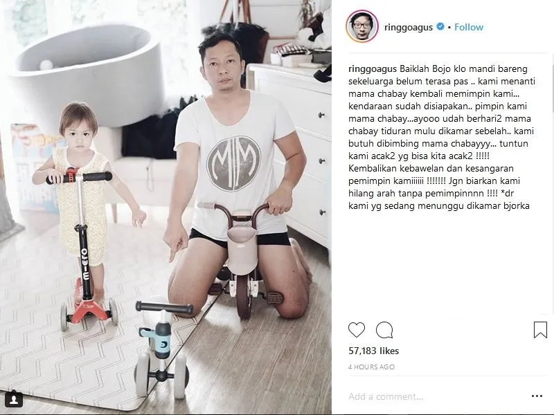 Begini Cara Ringgo Menguatkan Sabai Setelah Alami Keguguran. Meski Menghibur, Tetap Bikin Terharu 8