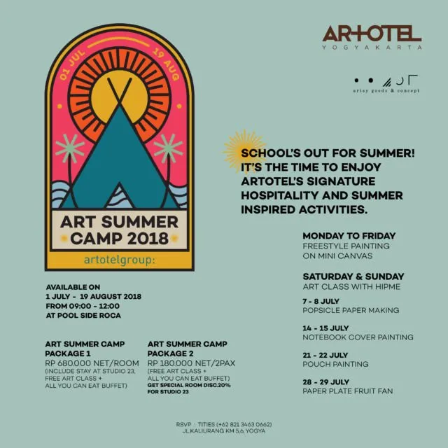 Artotel Ajak Habiskan Liburan dengan Ikut Berbagai Kelas Seni Lewat Art Summer Camp 2