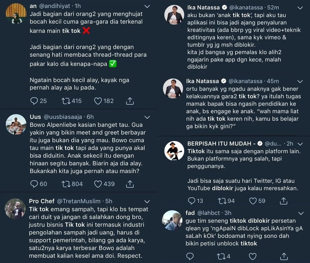 Sepak Terjang Aplikasi Tik Tok Berujung Pemblokiran, Kini Muncul Opini Pembelaan. Serba Salah, Ya~ 10