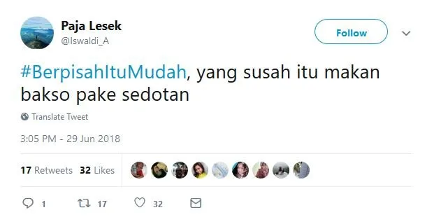 15 Tweet dari Warganet yang Buktiin Bahwa Berpisah itu Mudah. Ini nih, yang Jauh Lebih Susah~ 19