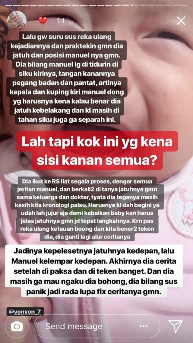 Tragedi Pilu Soal Bayi dan Susternya Diunggah sang Ibu, Warganet Turut Sebarkan Biar Jadi Pelajaran 32