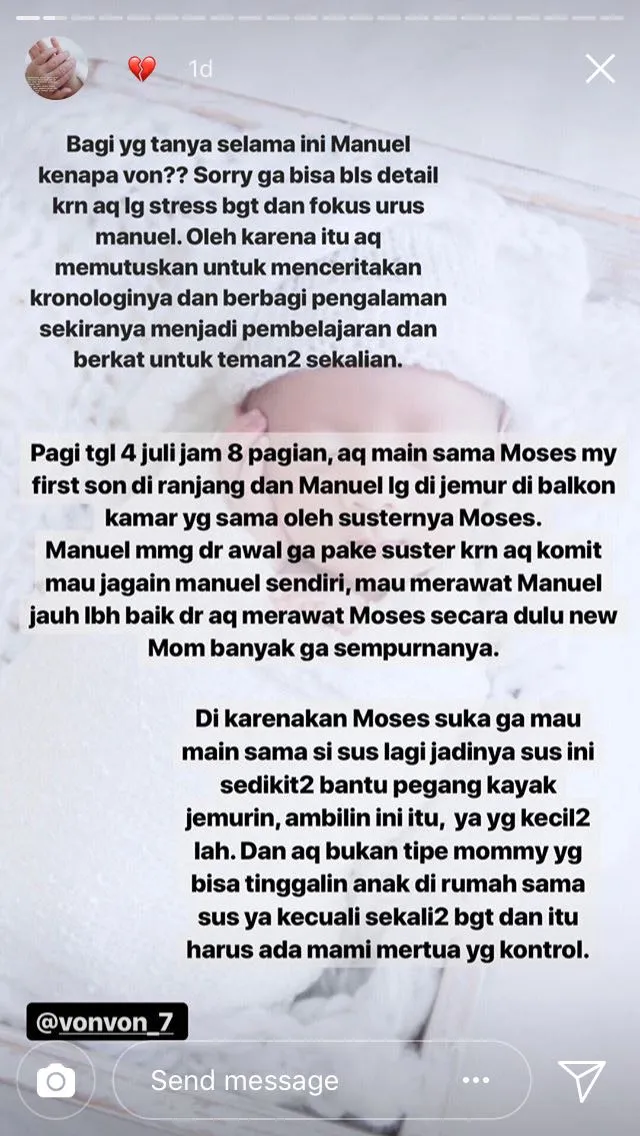 Tragedi Pilu Soal Bayi dan Susternya Diunggah sang Ibu, Warganet Turut Sebarkan Biar Jadi Pelajaran 21