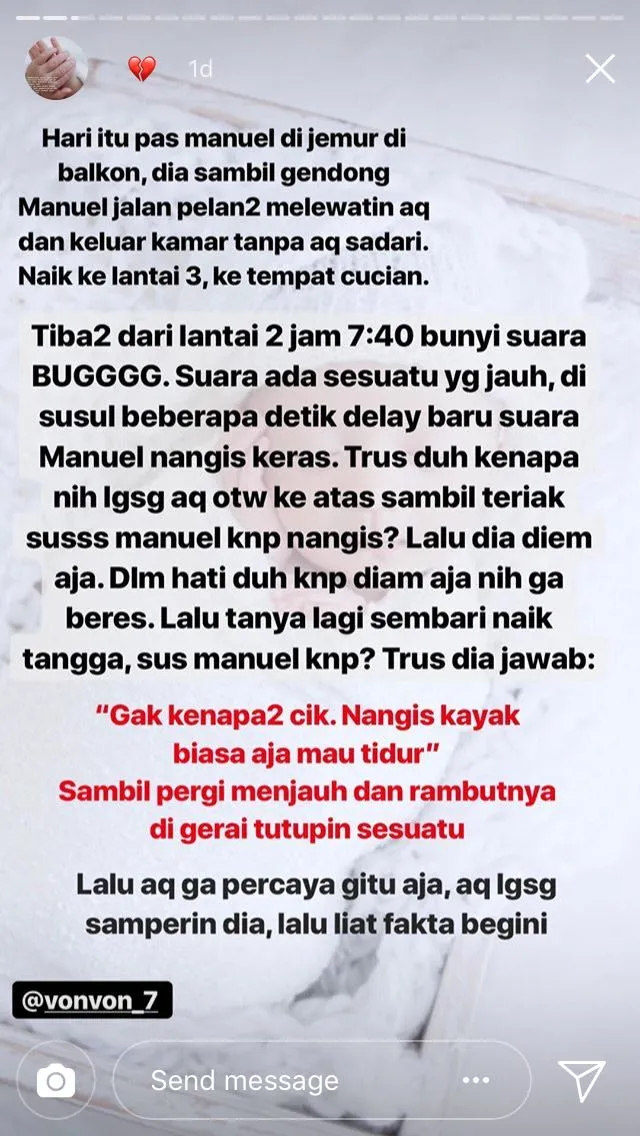 Tragedi Pilu Soal Bayi dan Susternya Diunggah sang Ibu, Warganet Turut Sebarkan Biar Jadi Pelajaran 22
