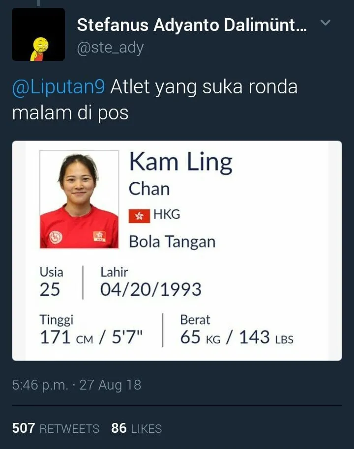 24 Nama Atlet yang Jadi Korban Plesetan Warganet. Bukan Nggak Menghargai, Tapi ini Receh Beneran :( 28