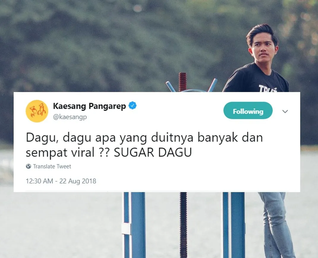 11+ Bukti Betapa Recehnya Kaesang Pangarep di Twitter. Hati-hati, Pamor Selebtweet Bakal Tergeser nih! 15