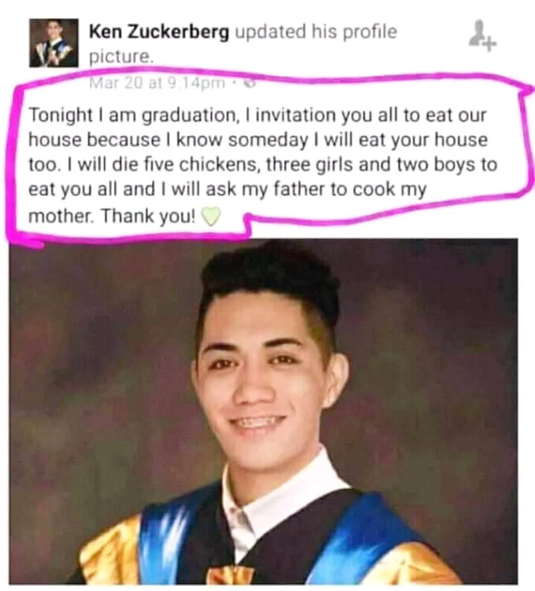 Meski Typo Saat Bikin Status Berbahasa Inggris, Tapi Mereka Berani Menuliskannya. Nggak Usah Minder! 19