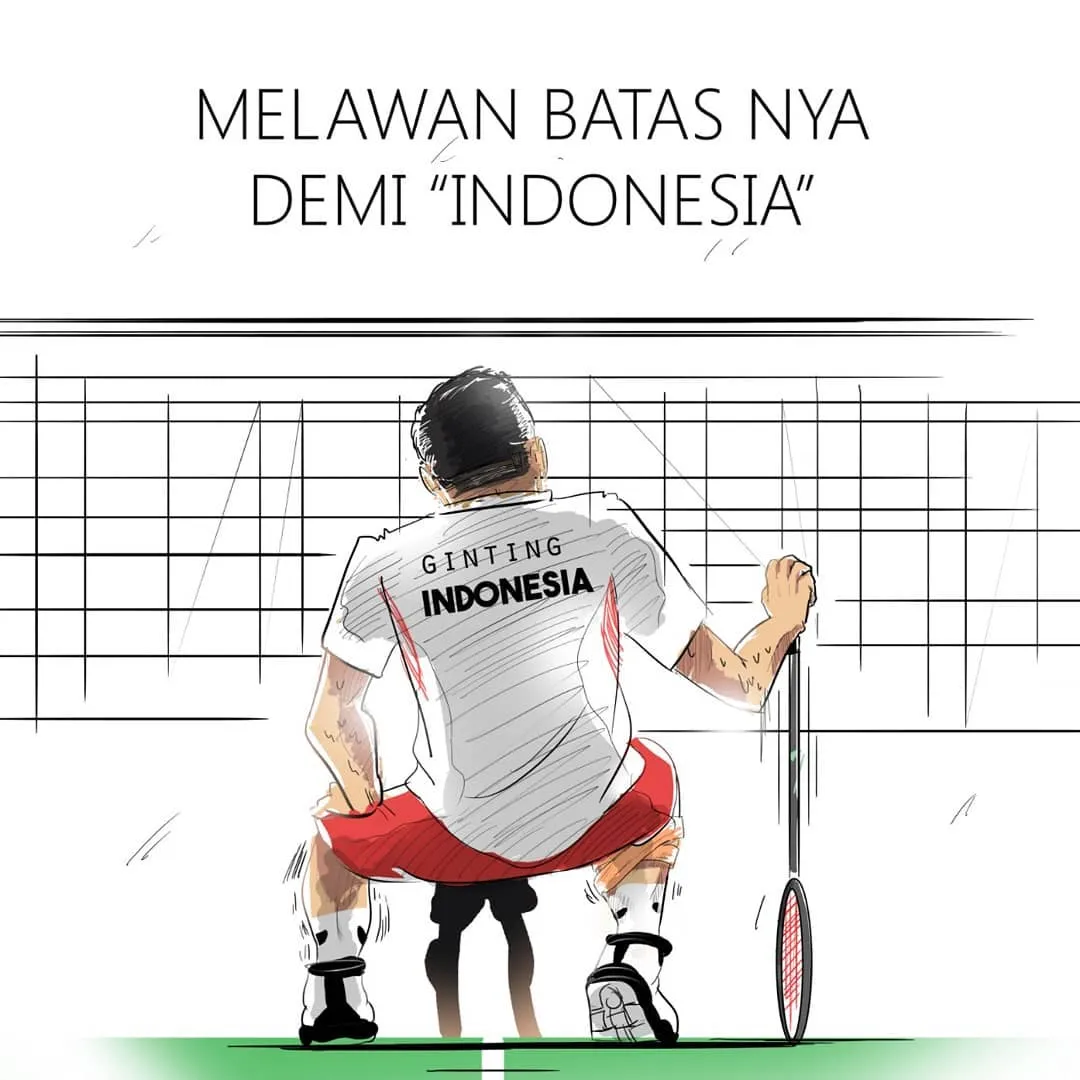 Apresiasi Perjuangan Ginting dalam 13 Ilustrasi ini Sukses Bikin Kita Makin Emosional. Mewek, Kan? 14