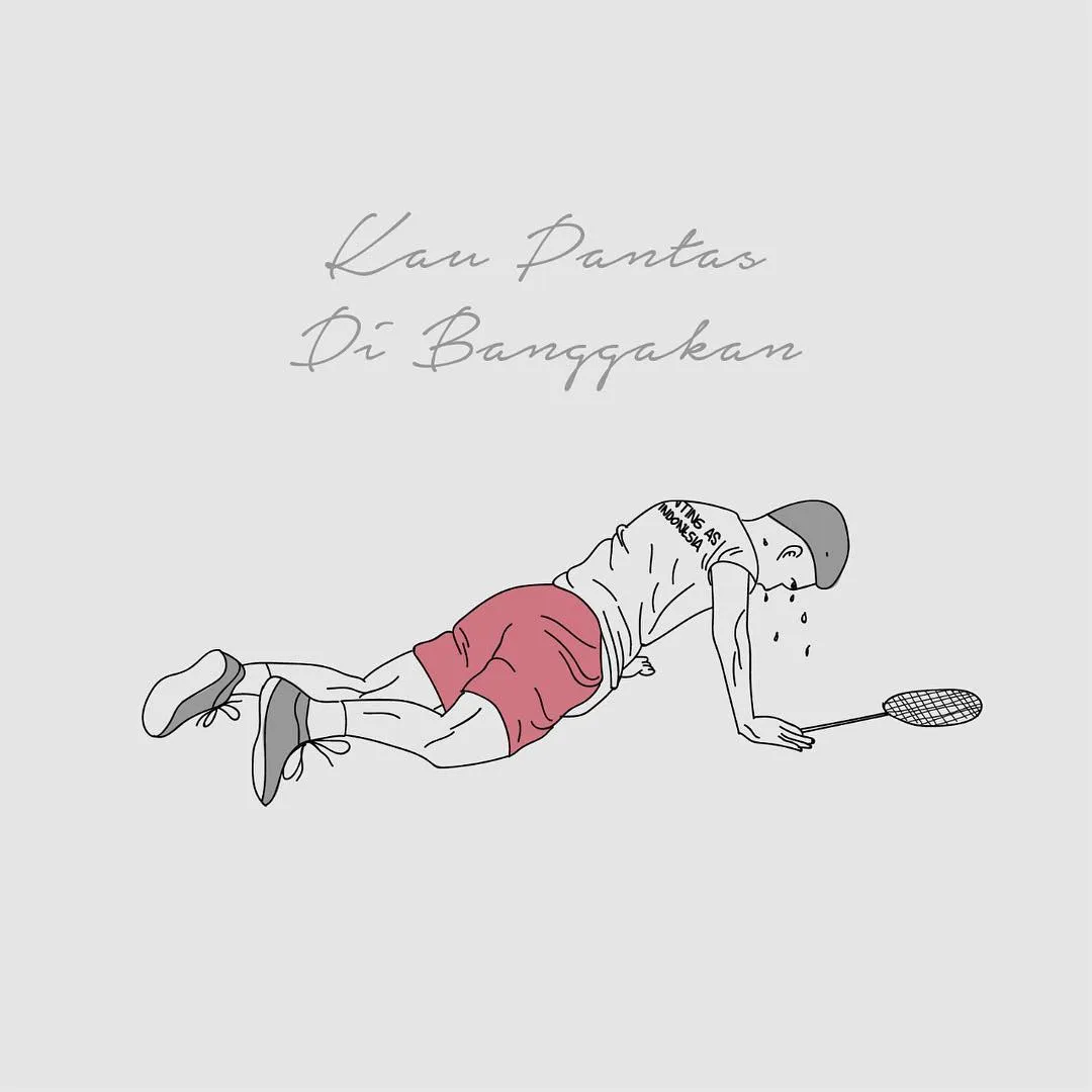 Apresiasi Perjuangan Ginting dalam 13 Ilustrasi ini Sukses Bikin Kita Makin Emosional. Mewek, Kan? 25