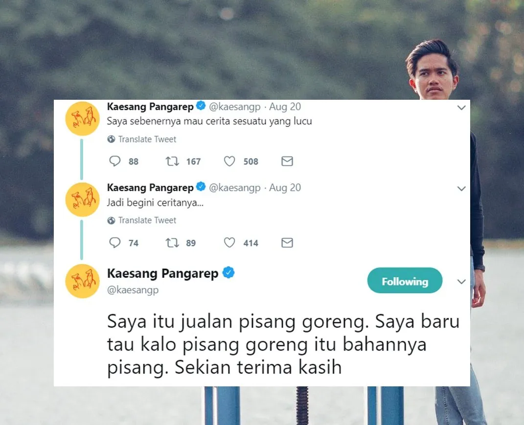 11+ Bukti Betapa Recehnya Kaesang Pangarep di Twitter. Hati-hati, Pamor Selebtweet Bakal Tergeser nih! 17