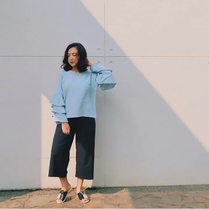 Inspirasi 12 Gaya Simpel Ala Selebgram Pao Pao #LDP. Yang Berpipi Chubby dan Bertubuh Mungil, Cek Nih 17