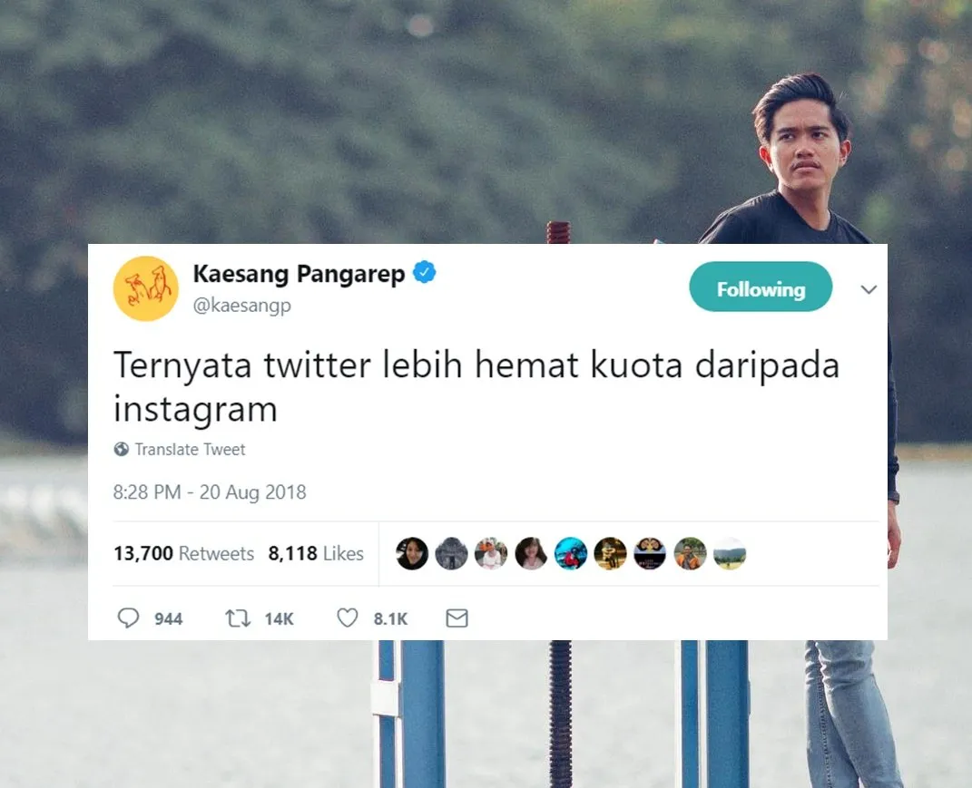 11+ Bukti Betapa Recehnya Kaesang Pangarep di Twitter. Hati-hati, Pamor Selebtweet Bakal Tergeser nih! 18