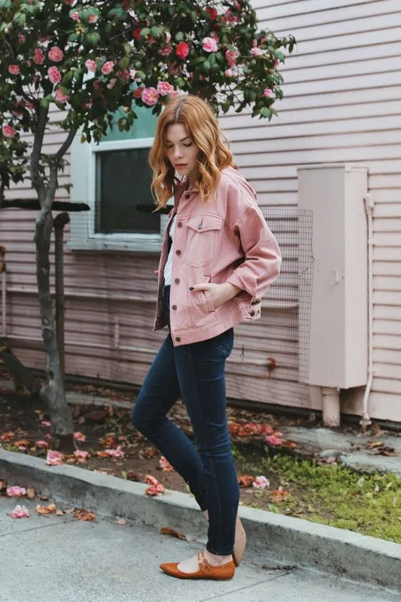 12 OOTD Jaket Jeans Denim untuk Cewe di Kampus 16