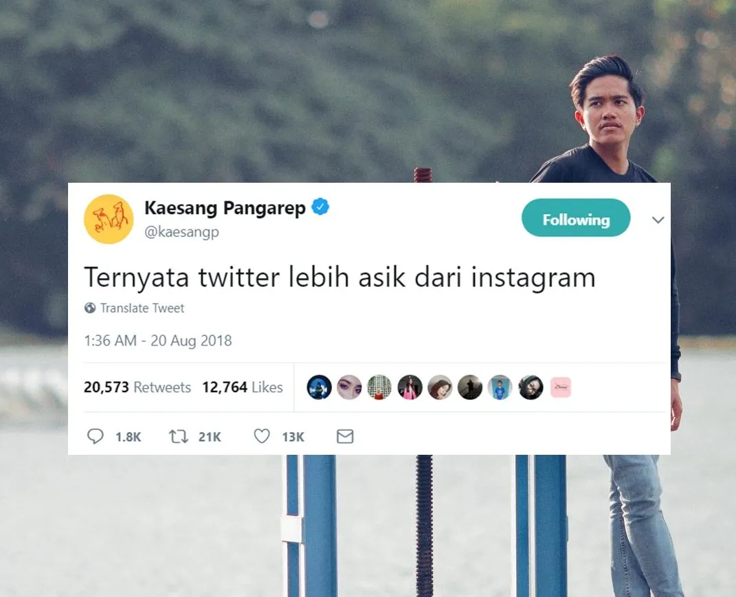 11+ Bukti Betapa Recehnya Kaesang Pangarep di Twitter. Hati-hati, Pamor Selebtweet Bakal Tergeser nih! 19