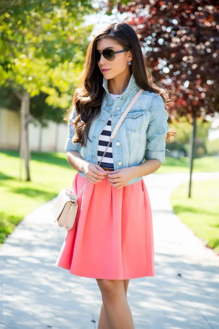 12 OOTD Jaket Jeans Denim untuk Cewe di Kampus 23