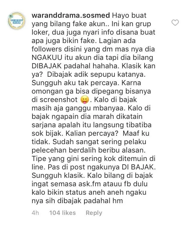 Kirim Foto Mesum, Pelaku Bilang Etika dan Pendidikan Nggak Ada Hubungannya. Warganet Gemeslah! 26