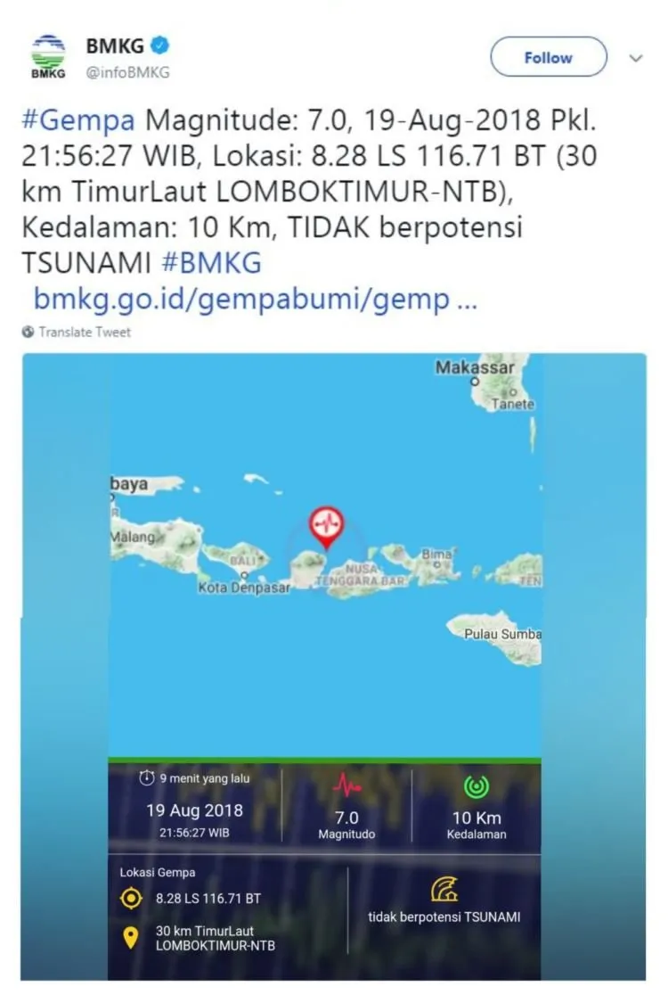 4 Alasan Kenapa Gempa Terus Terjadi di Lombok, Setelah Hampir Tiga Minggu Berlalu 6
