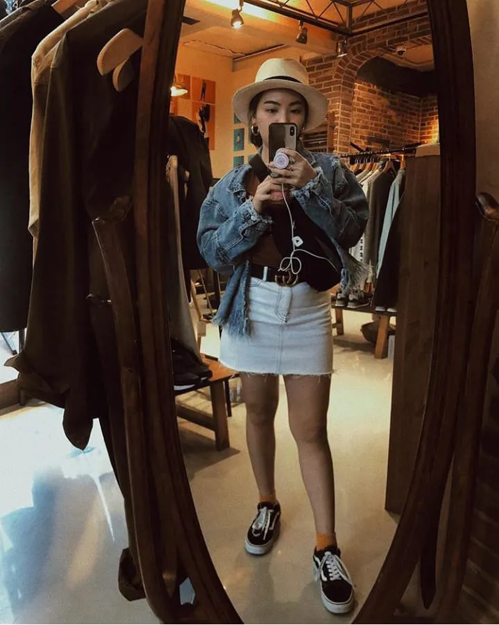 Inspirasi 12 Gaya Simpel Ala Selebgram Pao Pao #LDP. Yang Berpipi Chubby dan Bertubuh Mungil, Cek Nih 24