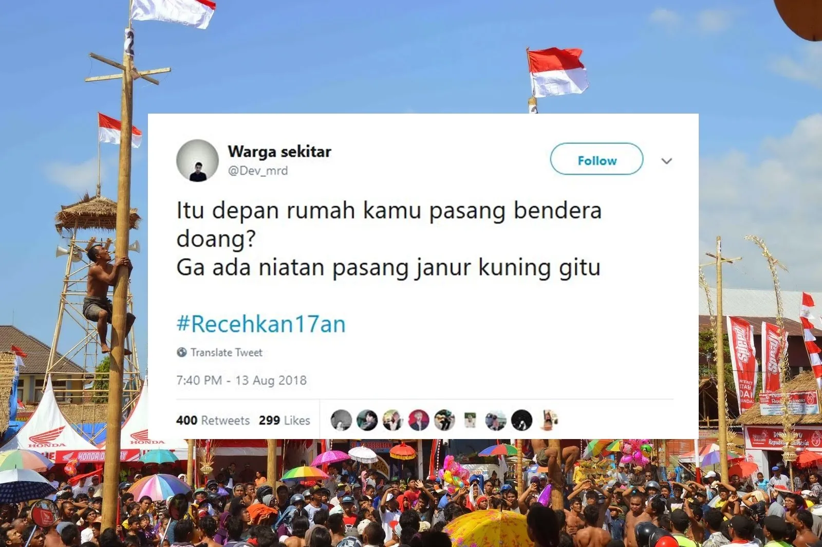 Ikut Semarakkan 17 Agustus, Warganet Malah Ngejokes Receh Pakai Tagar #Recehkan17an. Kocak Abis! 20