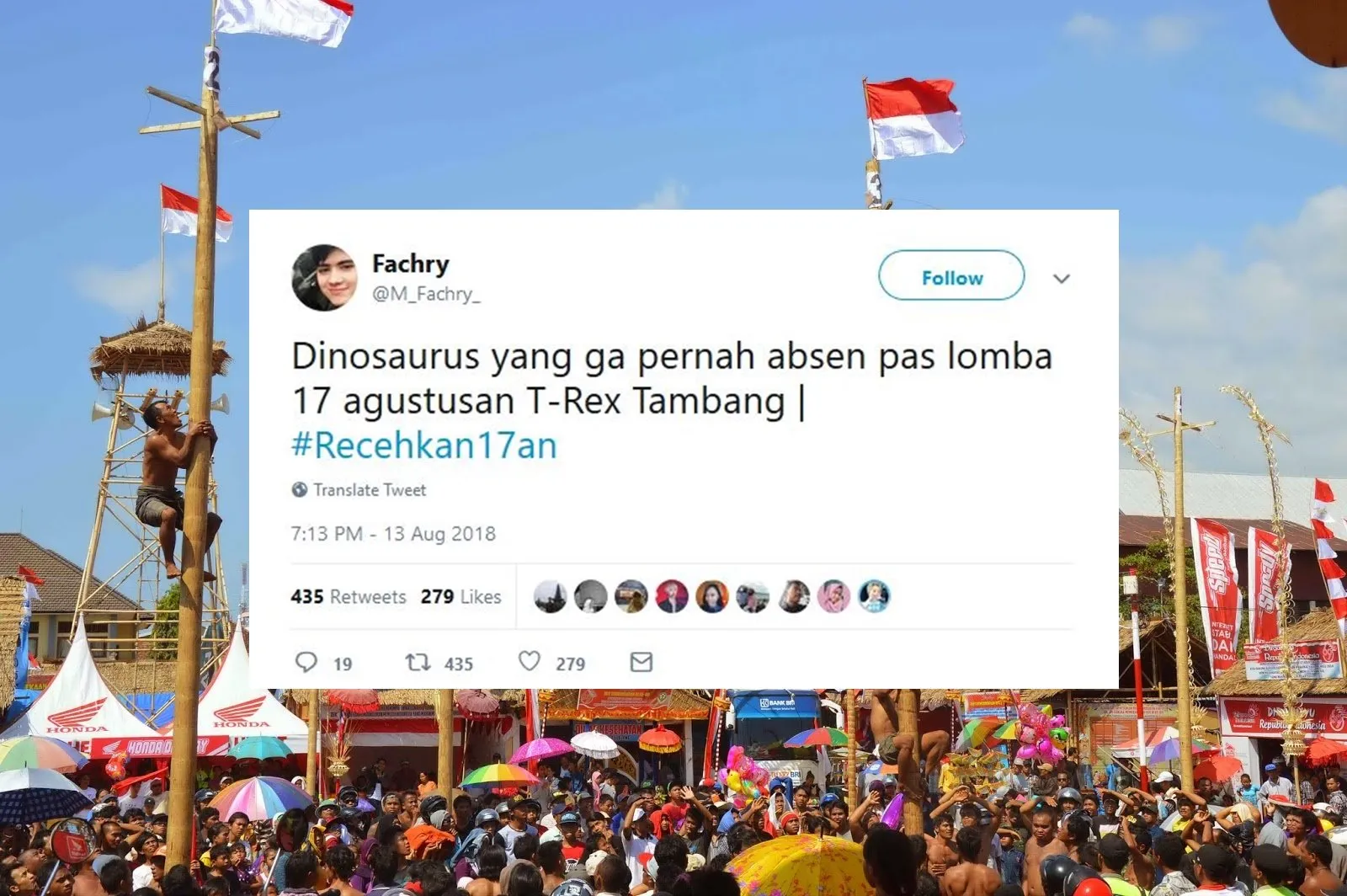 Ikut Semarakkan 17 Agustus, Warganet Malah Ngejokes Receh Pakai Tagar #Recehkan17an. Kocak Abis! 24